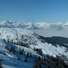 Panorama beim Aufstieg auf das Wiedersberger Horn / Alpbachtal...