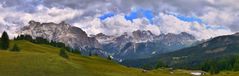 panorama: Berge im Gadertal