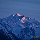 Panorama Berge  Sonnenuntergang