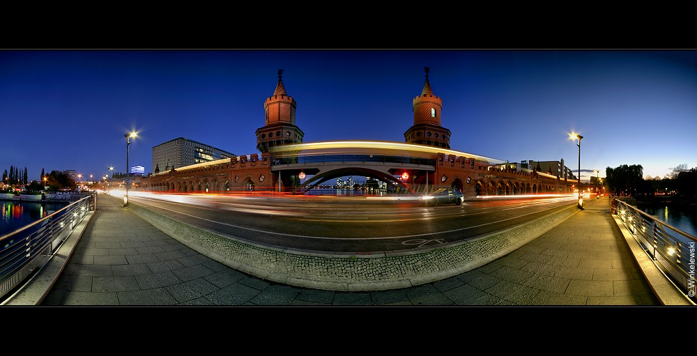 Panorama Berlin: Oberbaumbrücke