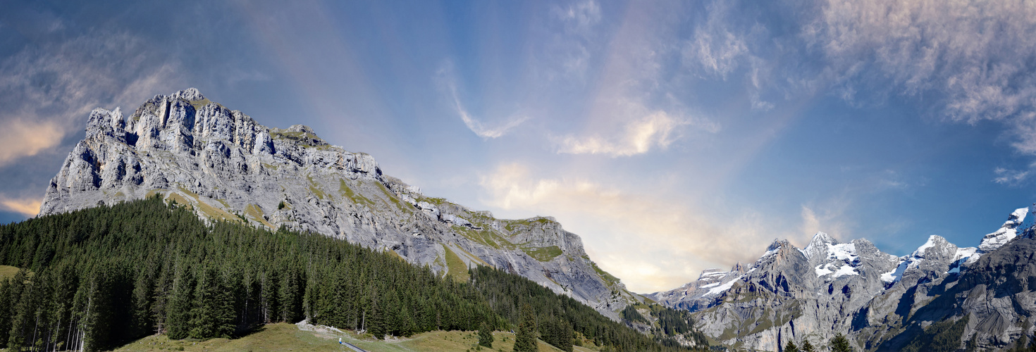 Panorama, Berner Oberland beim Öschinensee