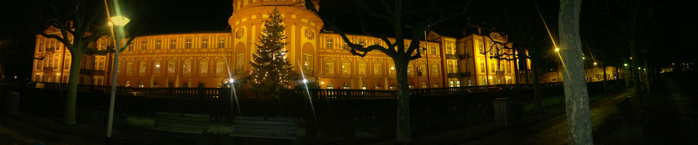 Panorama Bild vom biebricher Schloss