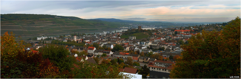 Panorama Bingen.