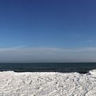 Panorama Binzer Strand auf Eis
