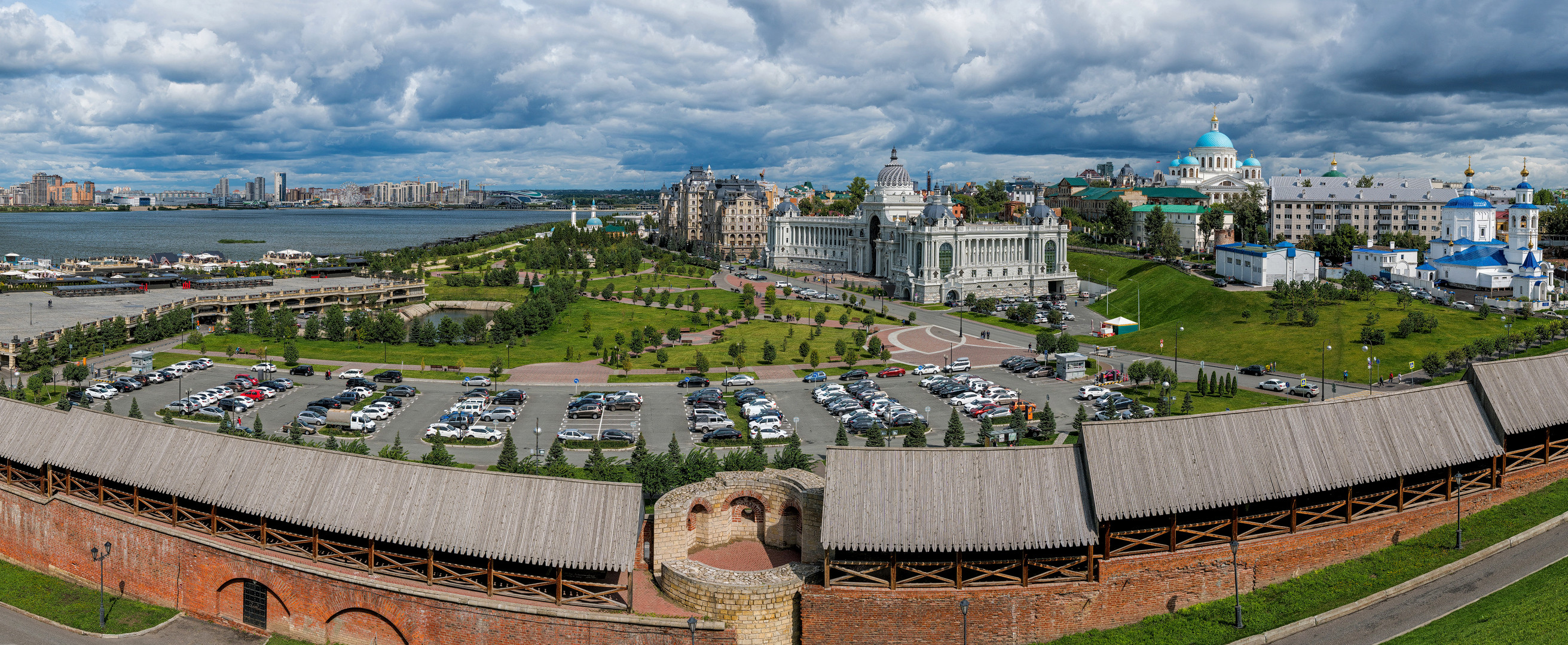 Panorama-Blick auf Teile von Kazan