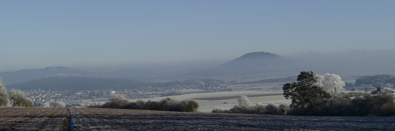 Panorama Blick auf Wolfhagen