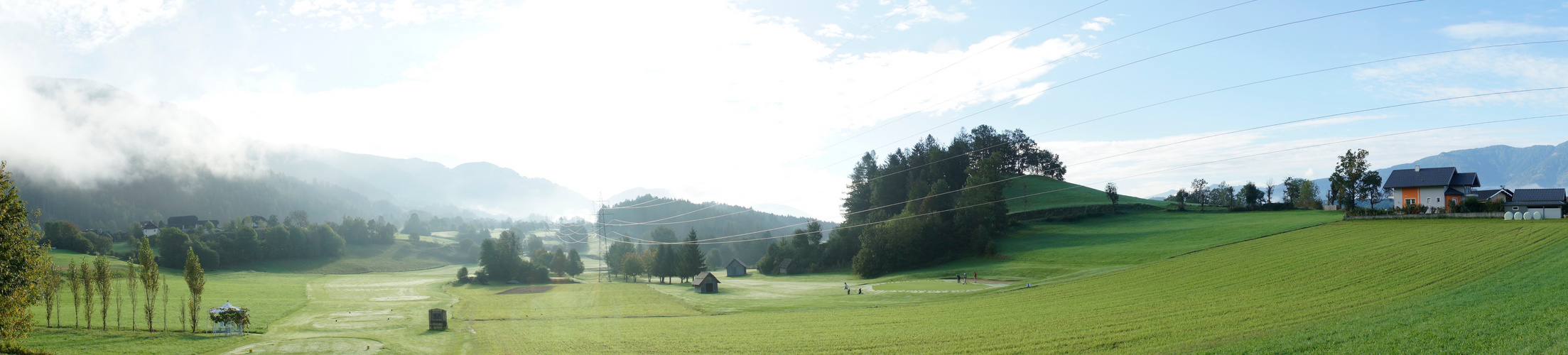 Panorama, Blick bei einem Morgenspaziergang