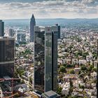 Panorama Blick über Frankfurt