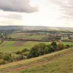 Panorama - Blick vom Einkorn über die hohenloher Ebene bei Schwäbisch Hall