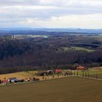 Panorama - Blick vom Lilienstein auf Sachsen (2x aufs Foto klicken)