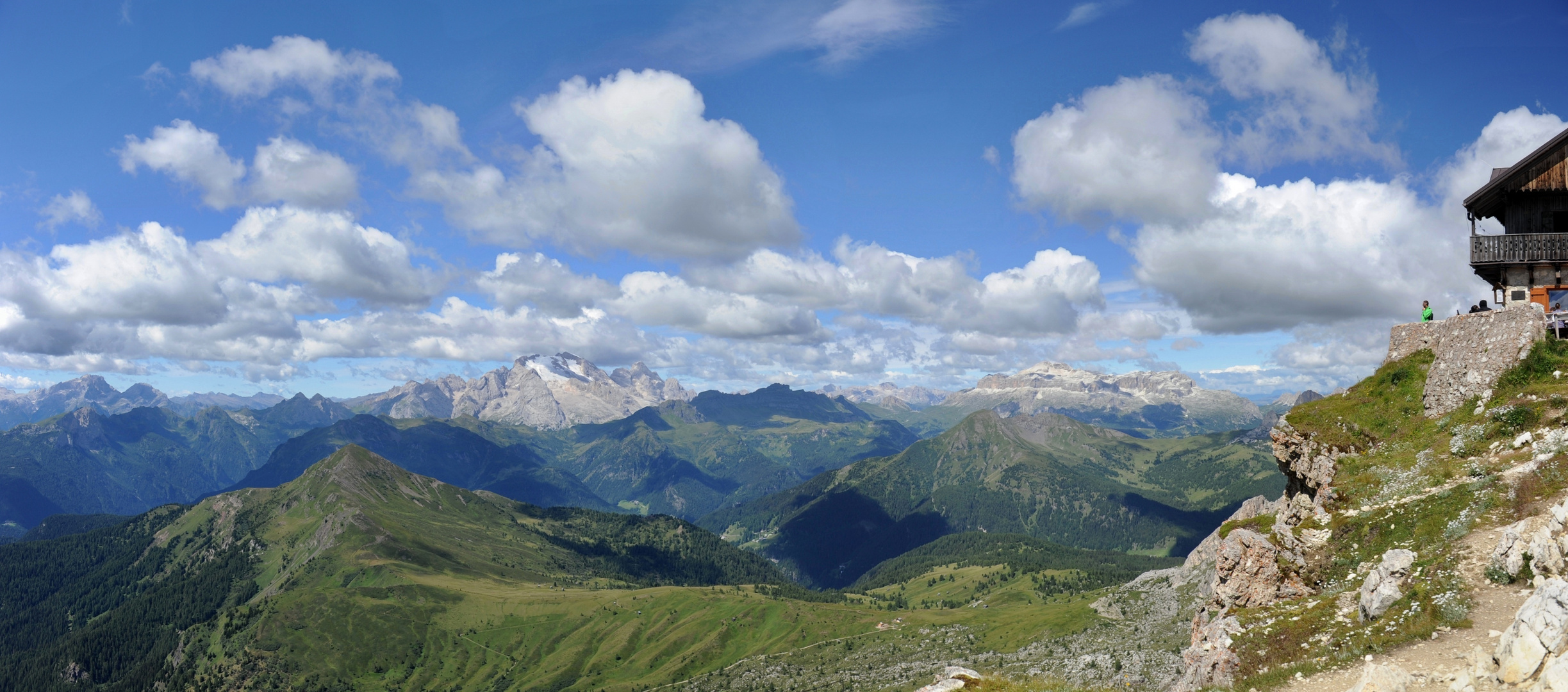 panorama : Blick vom Nuvolau