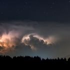 Panorama böhmisches Nachtgewitter