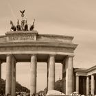 Panorama Brandenburger Tor - Sepia - April 2012