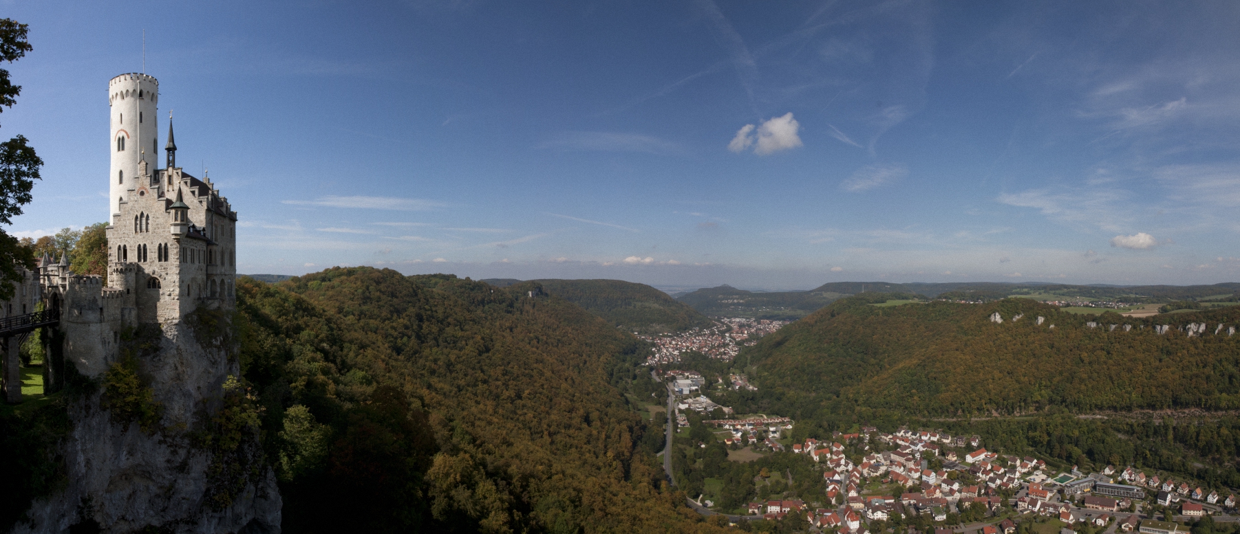 Panorama Burg Lichtenstein