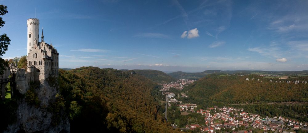 Panorama Burg Lichtenstein