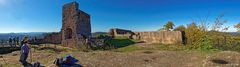 Panorama Burgruine Lindelbrunn