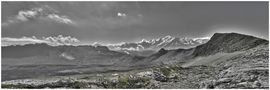 Panorama chaîne du Mont-Blanc de ApollonZeus 