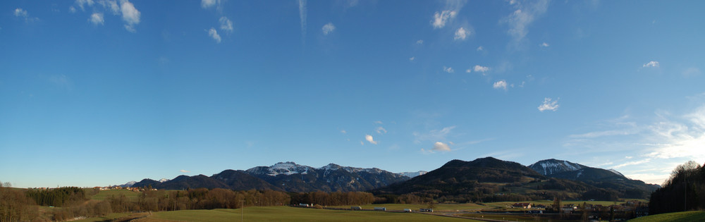 Panorama Chiemgauer Alpen