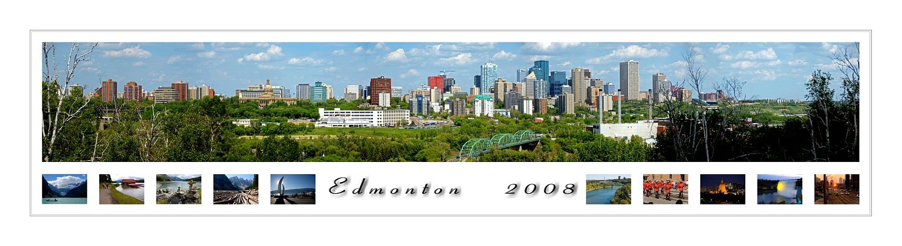 Panorama-Collage Edmonton 2008 "reloaded"