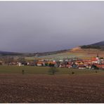 panorama con vista a mi pueblo (Landschaft mit Blick auf mein Dorf)