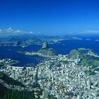 PANORAMA CORCOVADO A RIO DE JANEIRO , BRESIL