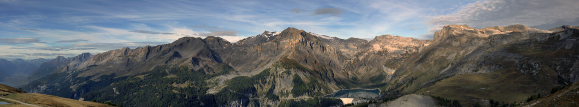 Panorama CransMontana (Wallis, Schweiz)