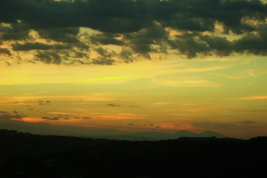 Panorama dal balcone di casa mia