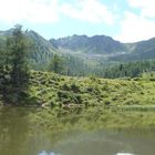 panorama dal laghetto sotto malga Preghena, Val di Non (tn)