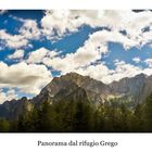 Panorama dal rifugio Grego