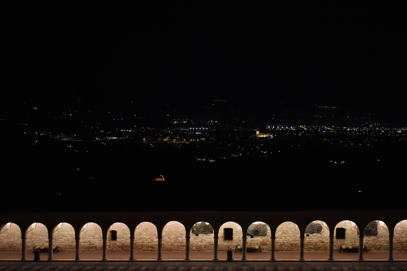 Panorama dalla Basilica di San Francesco d'Assisi