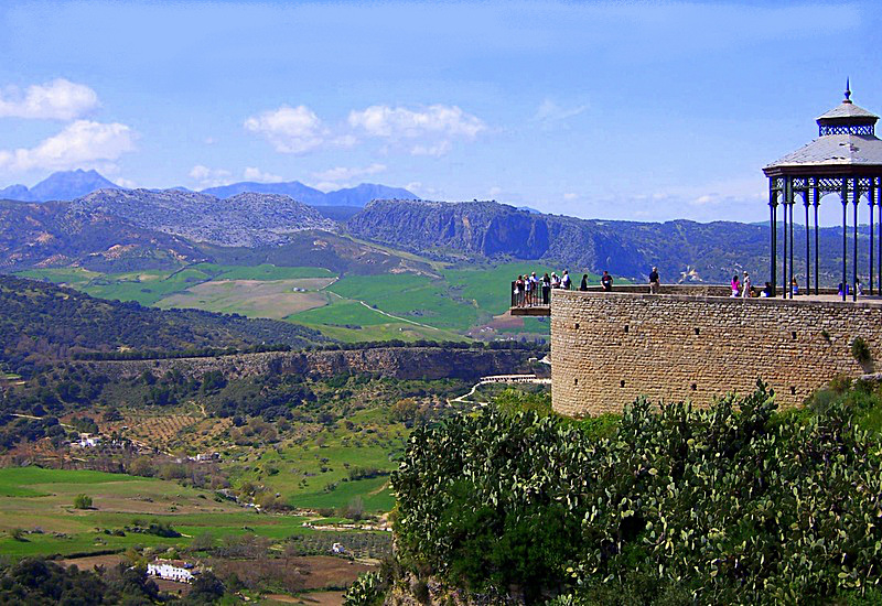 Panorama dalla città di Ronda