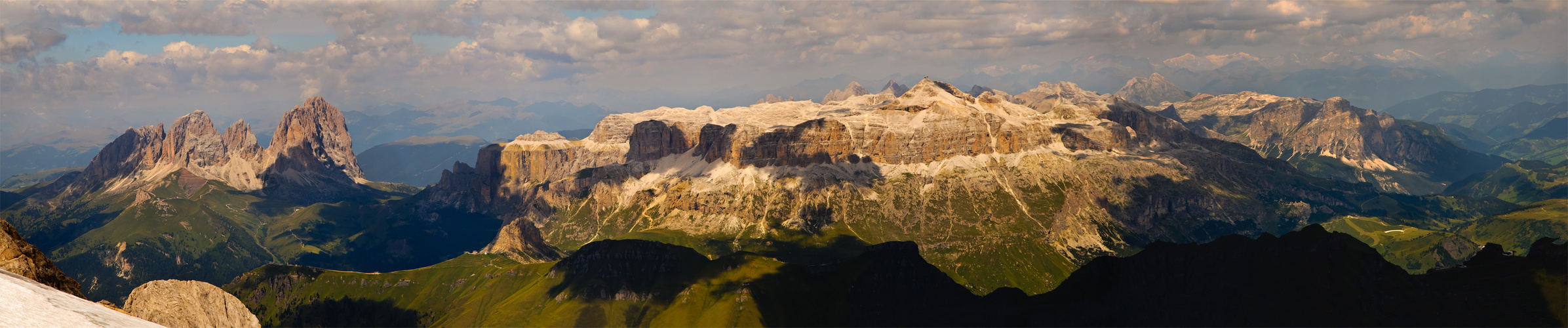 Panorama dalla Marmolada