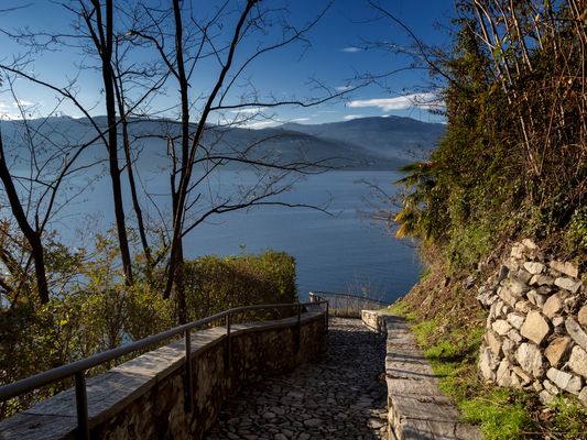 Panorama dalla scalinata