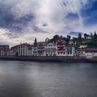 panorama de Ciboure depuis le port de st jean de luz