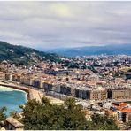 Panorama de Donostia, scattato dal Monte Urgull.