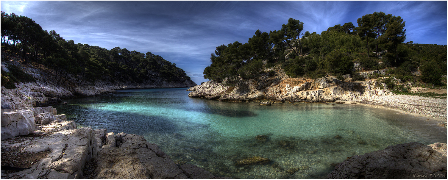 Panorama de la Calanque de Port-Pin, Cassis