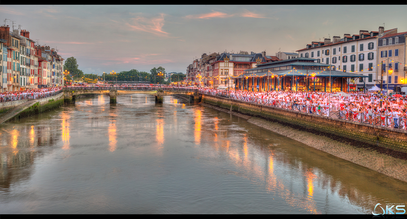 Panorama de la Nive // Fêtes de Bayonne 2014