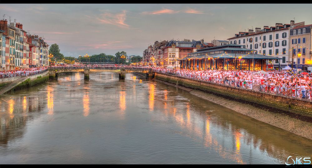 Panorama de la Nive // Fêtes de Bayonne 2014