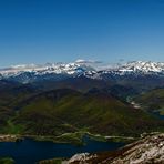 Panorama de los Picos de Europa desde el pico Yordas