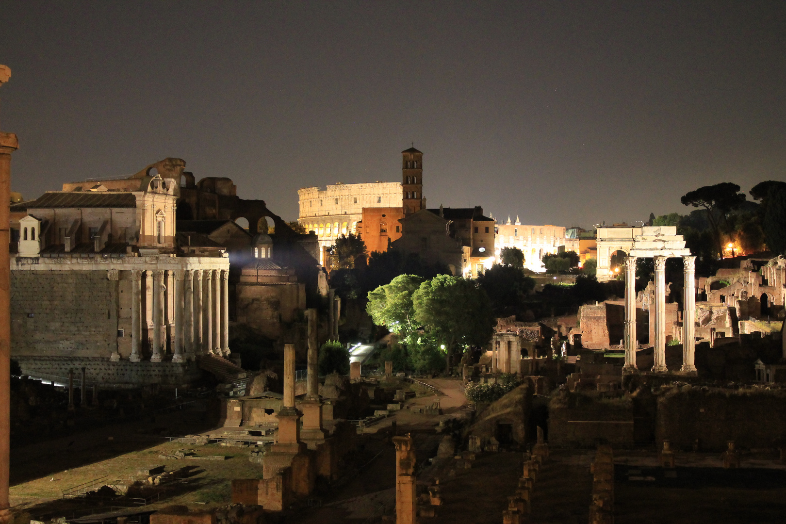 Panorama del Foro Romano dall' Arce Capitolina