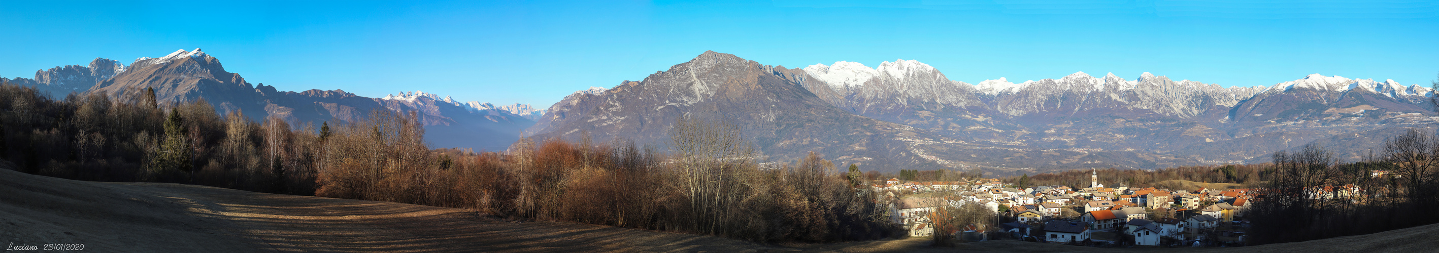 panorama dell'alpago