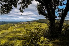 panorama depuis le belvédère du Petit Cour à Château-Chalon