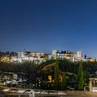 Panorama der Alhambra bei Nacht