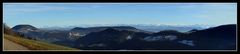 Panorama der Alpen vom Passwang aus