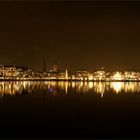 Panorama der Binnenalster zu Weihnachten