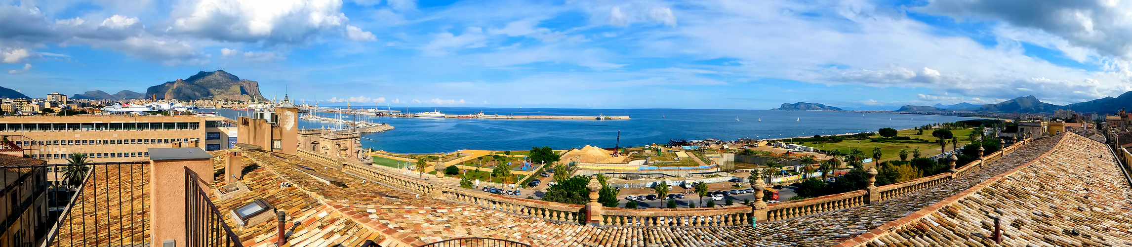 Panorama der Bucht von Palermo