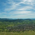 Panorama der Burg Hohen Neuffen