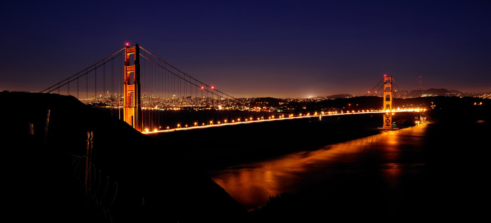 Panorama der Golden Gate Bridge