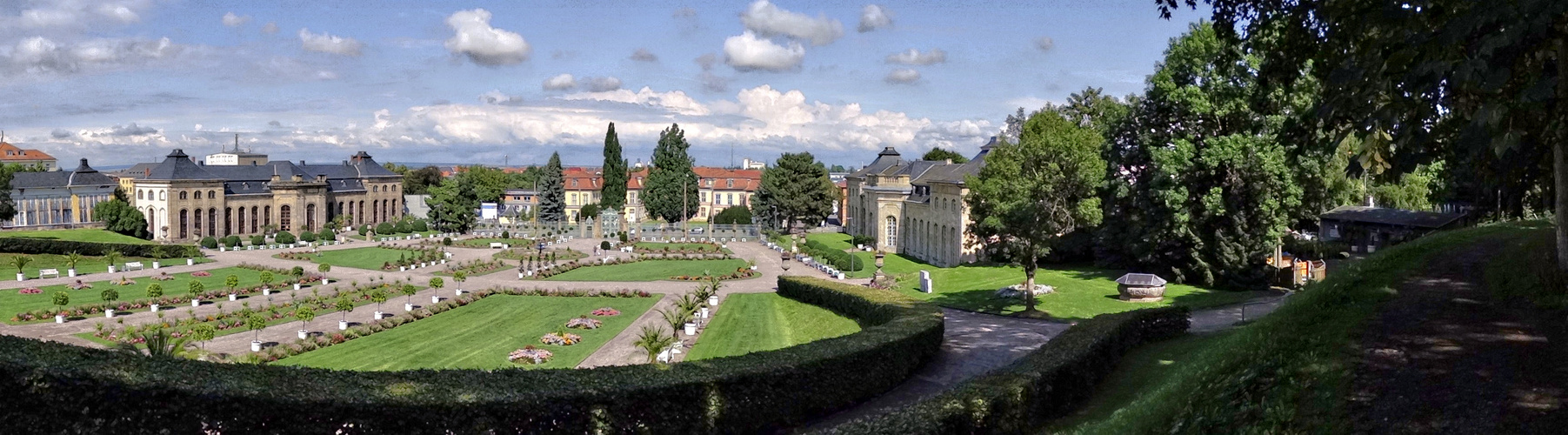 Panorama der Gothaer Orangerie