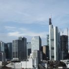 Panorama der Hochhäuser Frankfurt a.Main